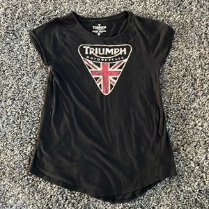Lucky Brand Triumph Motorcycles Top